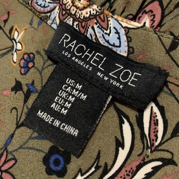 Rachel Zoe. Size Medium. Long Sleeve. Button Up. Oversized Smock Style   B72. - Picture 7 of 7